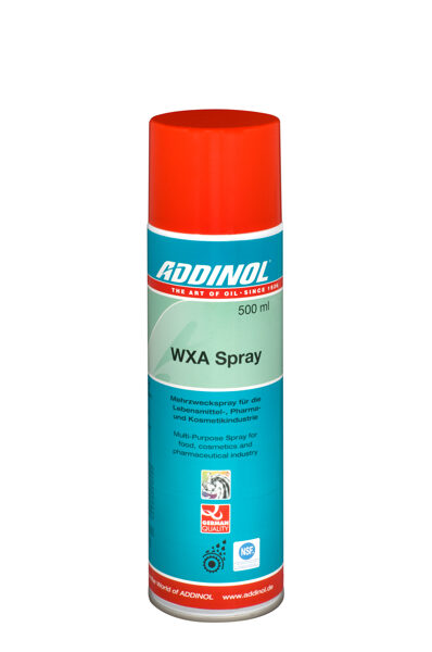 Pārtikas smērviela ADDINOL WXA - Spray,  NSF H1, iekārtu apkopei.